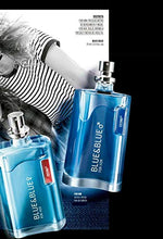 Load image into Gallery viewer, Blue &amp; Blue For Her Eau de Parfum 2.5 fl. oz.and Blue &amp; Blue for Him Eau de Toilette 2.5 fl. oz. Set by Cyzone
