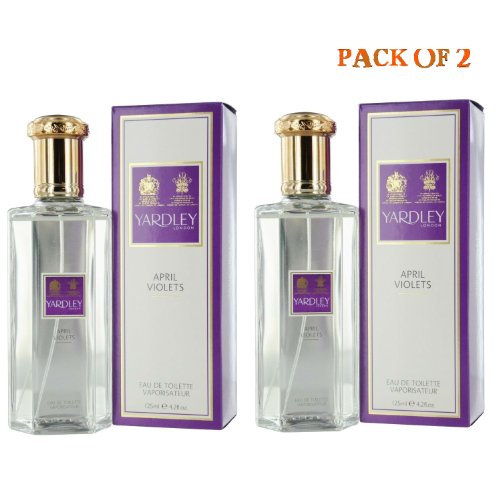 April Violets Perfume by Yardley of London for women Personal Fragrances - set of 2