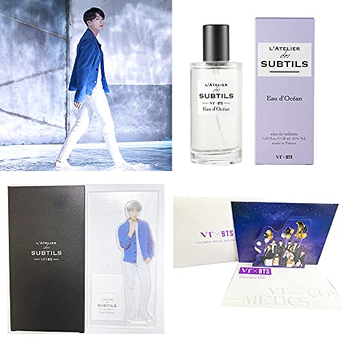 JUNGKOOK BTS Perfume +A Random BTS Member Standee+Pop up card+photo cards