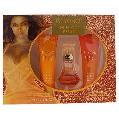 Beyonce Heat Rush 3 PC - 1.0 oz Eau de Parfum, 2.5 oz Shower Gel, 2.5 oz Body Lotion