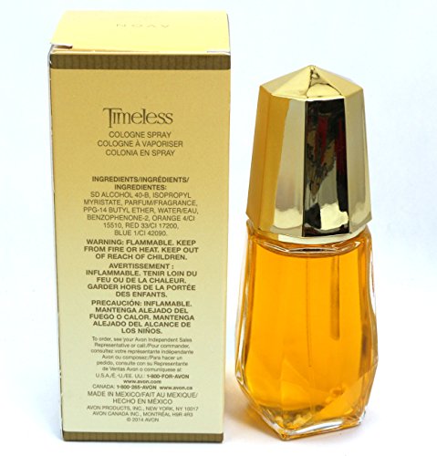 Eau De Toilette Avon Timeless - 50 Ml Vaporisateur, Senteur Florale Boisée, Neuf