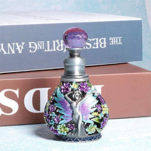 Load image into Gallery viewer, Waltz&amp;F Vintage Tubular Perfume Bottle Jeweled Empty Refillable Essential Oil Bottle 6ml (Angel)
