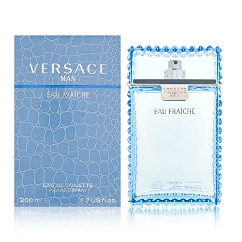 Man Eau Fraiche Eau De Toilette Spray Men by Versace, 6.7 Fl Oz