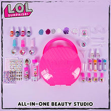 Load image into Gallery viewer, L.O.L. Surprise! All-in-One Beauty Studio by Horizon Group USA, Explore 3 Craft Activities. Create DIY Lip Balms, Nail Art &amp; perfumes. Stickers, Fragrances, Glitter &amp; More Included.
