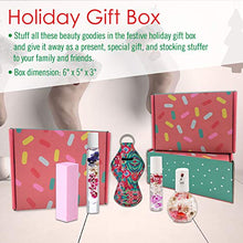 Load image into Gallery viewer, Blossom Lip Gloss For Teens with Flower Lip Gloss, Honey and Jasmin Perfume for Teenage Girls, Rose Nail Cuticle Oil and Nail File-Great Holiday Lip Gloss Set For Teens

