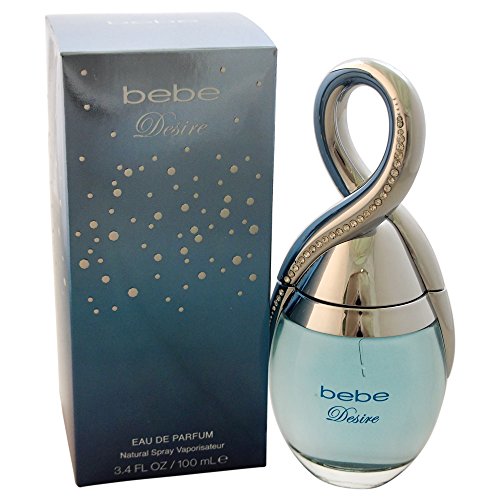 Bebe Desire Eau de Parfum Spray for Women, 3.4 Ounce