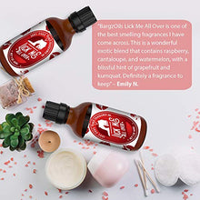 Load image into Gallery viewer, Bargz Lick Me All Over Perfume Oil, Exotic Fragrance, Lovely Raspberry And Melon Aromas With A Touch Of Vanilla - Flat Cap (2 OZ)
