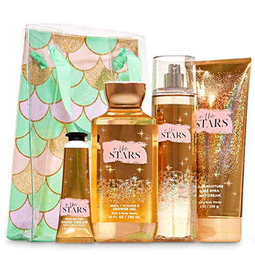 Bath & Body Works In The Stars Gift Set with Mist, Body Cream, Shower Gel, Hand Cream & Gift Bag