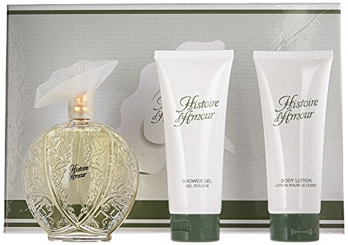 Aubusson Histoire D'amour 3 Piece Set (3.4 Ounce Eau de Toilette Spray Plus Body Lotion Plus Shower Gel)