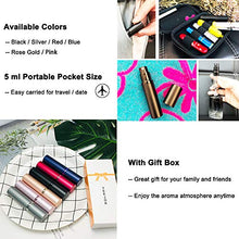 Load image into Gallery viewer, Yeejok Refillable Perfume Bottle Atomizer for Travel, Portable Easy Refillable 5ml Perfume Spray Pump Bottle for Men and Women - Black and Black
