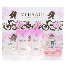 Load image into Gallery viewer, Versace Versace Bright Crystal Women Giftset (Eau De Toilette Spray, Perfumed Bath and Shower Gel, Shimmering Body Gel)
