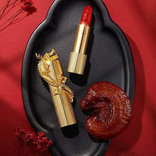 Load image into Gallery viewer, ZEESEA[Palace Identity] Dragon Lipstick Matte Finish Lip Makeup, High Impact Lipcolor Moisturizing Creamy Formula, High Pigmented Lipgloss With Luxurious Golden lipstick case (M10#Nude Apricot)

