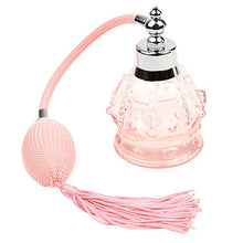 Load image into Gallery viewer, Baosity 2 Pieces Vintage Empty Clear Glass Perfume Bottle Bulb Tassel Spray Atomizer 100ml
