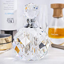 Load image into Gallery viewer, H&amp;D Crystal Art Deco Vintage Style Perfume Bottles Empty Glass Refillable 10ml
