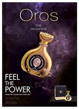 Load image into Gallery viewer, Oros The Inventor Black 2.9 oz Eau De Parfum Spray Made with Crystals From Swarovski For Men New
