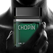 Load image into Gallery viewer, Chopin Op.25 Perfume For Men Eau De Parfum Original Mens Cologne With Rich Black Pepper Lemon Cedar Woodsy Scents Natural Fragrance Jasmine Moss Dry Woods Musk Elemi Cypriol Edt Men Spray - 3.4 Oz
