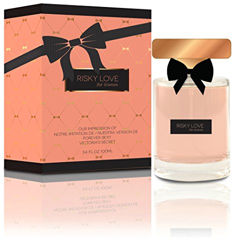 Risky Love Eau De Parfum Spray for Women, 3.3 Ounces 100 Ml - Impression of Victoria's Secret Forever Sexy