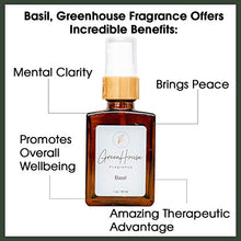 Load image into Gallery viewer, Rupini Skincare Basil Organic-Greenhouse Aromatherapy Fragrance-Spray, Natural Therapeutic-Scents Enhance-Mood, Soothe Heart-Mind Refreshing-Aroma of Basil-Lemon Essential-Oils
