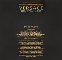 Load image into Gallery viewer, Versace Crystal Noir 1.7 oz Eau de Toilette Spray
