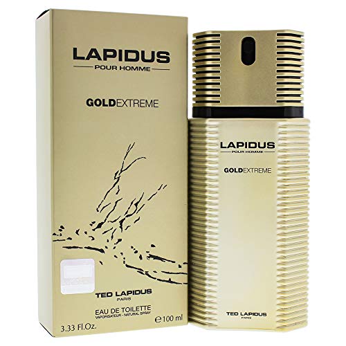 Ted Lapidus Cologne, Gold Extreme, 3.3 Ounce