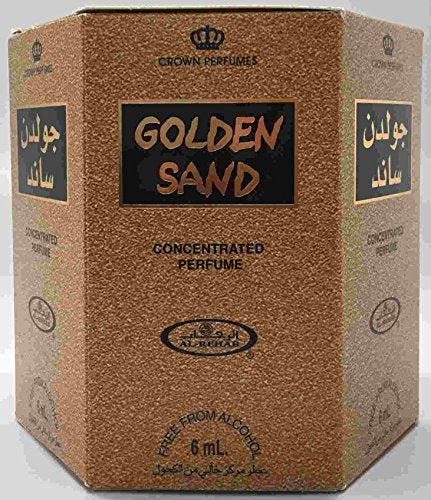 Golden Sand - 6ml (.2oz) Roll-on Perfume Oil by AlRehab (Box of 6)