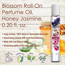 Load image into Gallery viewer, Blossom Lip Gloss For Teens with Flower Lip Gloss, Honey and Jasmin Perfume for Teenage Girls, Rose Nail Cuticle Oil and Nail File-Great Holiday Lip Gloss Set For Teens
