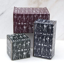 Load image into Gallery viewer, Discoveries Egyptian Imports - Handmade Genie Bottle, Made in Egypt and Packaged in Decorative Hieroglyphic Box - Green - 6"
