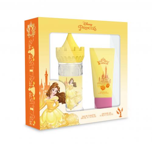 DISNEY BELLE 2 PCS SET: 3.4 EAU DE TOILETTE SPRAY + 2.5 SHOWER GEL