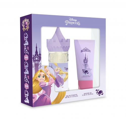 DISNEY RAPUNZEL 2 PCS SET: 3.4 EAU DE TOILETTE SPRAY + 2.5 SHOWER GEL