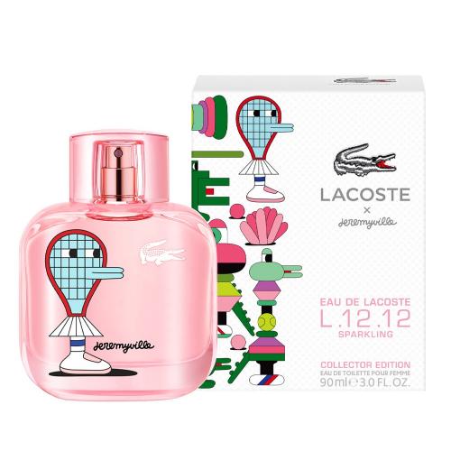 LACOSTE X JEREMYVILLE L.12.12 SPARKLING 3 OZ EAU DE TOILETTE SPRAY (COLLECTOR EDITION)