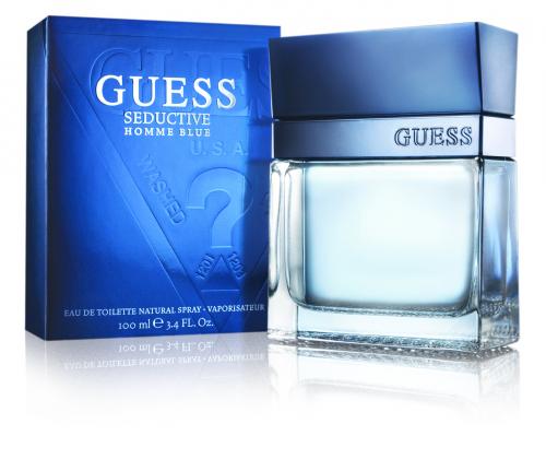 GUESS SEDUCTIVE BLUE 3.4 EAU DE TOILETTE SPRAY FOR MEN