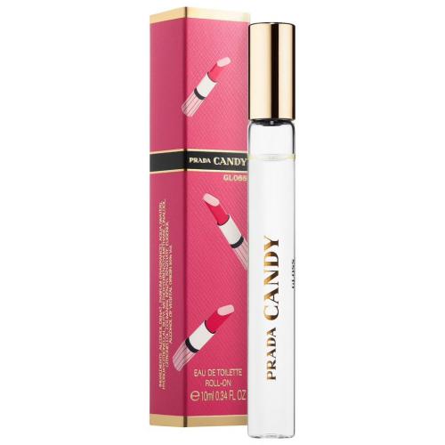 PRADA CANDY GLOSS 0.3 OZ EAU DE TOILETTE ROLLERBALL FOR WOMEN