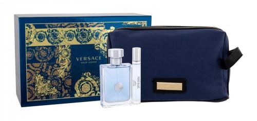 VERSACE POUR HOMME 3 PCS SET: 3.4 EDT SP + 0.3 EDT SP + BAG