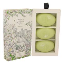 White Jasmine Three 2.1 oz Luxury Soaps By Woods Of Windsor